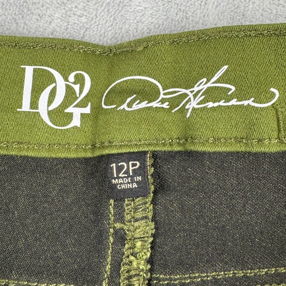 DG2 by Diane Gilman Virtual Stretch Women's Olive Green Bootcut Pants Size 12P‎ - Picture 11 of 15